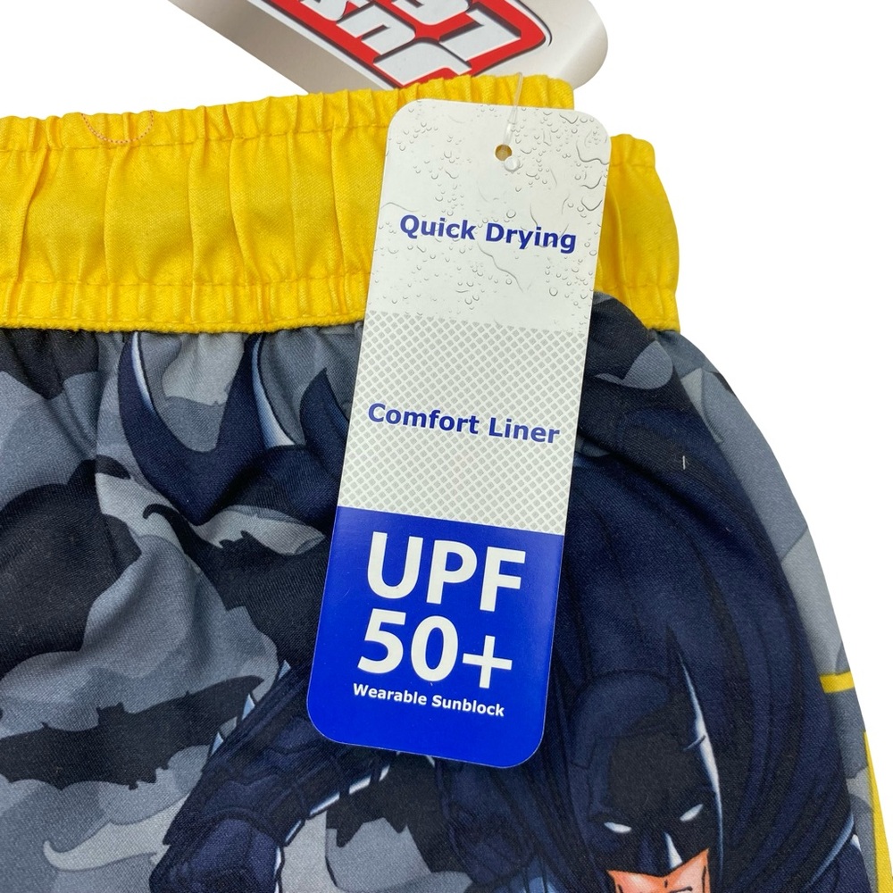 DC Comics Batman Toddler Boys Swim Trunks, Size 4 NWT - Picture 5 of 6